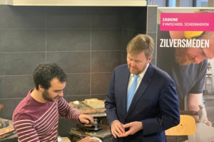 Koninklijk bezoek voor <u><em><strong>Vakschool Schoonhoven</strong></em></u>