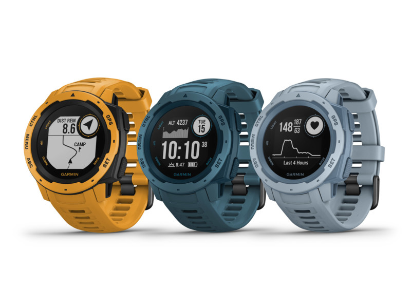 Garmin® introduceert kleurrijke Instinct® GPS outdoor smartwatch