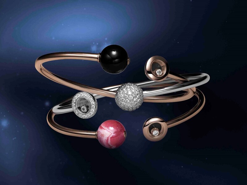 Chopard presenteert Happy Diamonds Planet armbanden