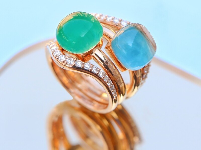 Nog meer combinaties mogelijk met Mini Sweety Side Ring van Bigli