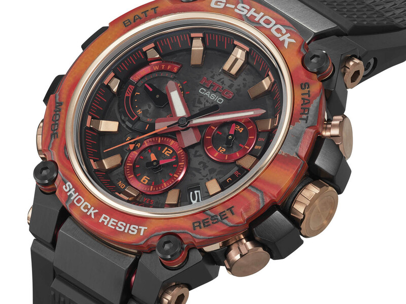 Flare Red-modellen voor 40e verjaardag G-SHOCK