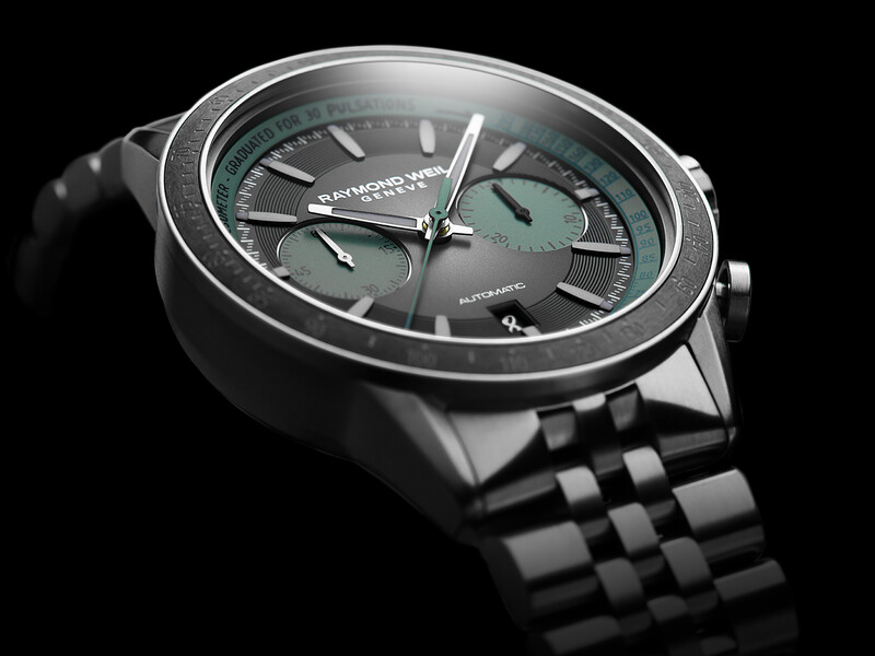 RAYMOND WEIL freelancer Pop Bi-Compax Chronograph 